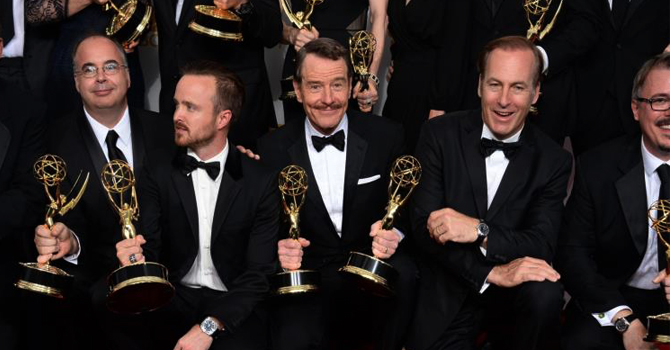 مسلسل Breaking Bad يفوز بنصيب الأسد في جوائز الإيمي 2014