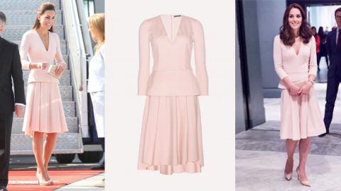 إطلالة مكررة لكيت ميدلتون في الظهور الأول بعد رحلتها للهند