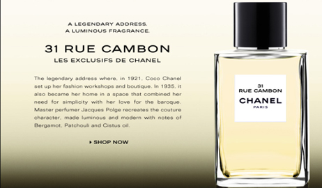 عطر 31 رو كامبون شانيل 31 rue cambon chanel