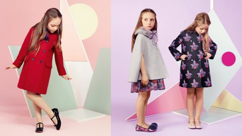 أزياء أطفالك من فندي خريف 2016 كلاسيكية أنيقة