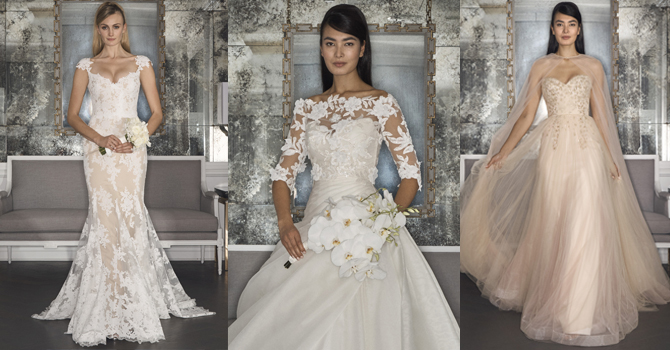 أسبوع نيويورك للعروس: رومونا كيفيزا خريف 2017 بمزيج كلاسيكي عصري