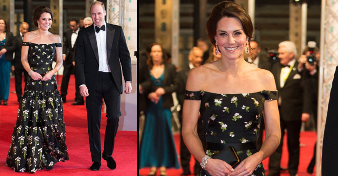 كيت ميدلتون تنافس النجمات بحفل جوائز الـ Bafta