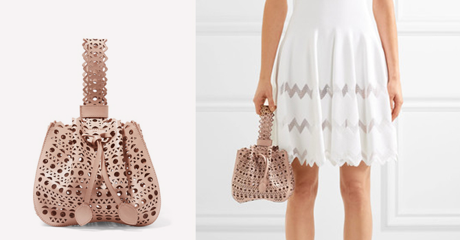 حقائب الجلود المفرغة 2017 من Alaïa