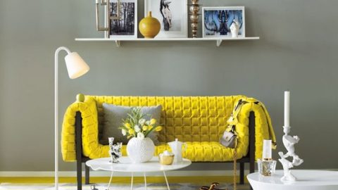 اللون الأصفر و أثره على ديكور منزلك