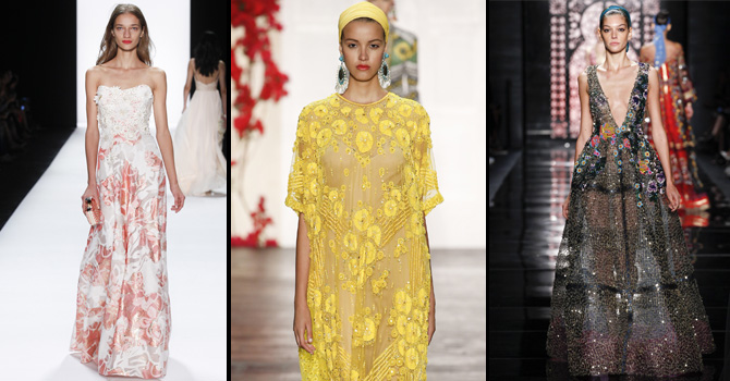 أجمل فساتين السهرة من أسابيع الموضة ربيع 2016