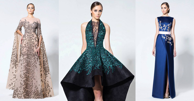 أرقى فساتين سهرة انطونيوس كوتور شتاء 2017