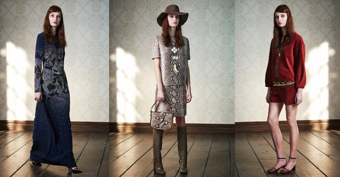 توري بورش ما قبل خريف 2015 بخطوط بوهيمية