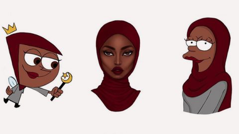 ماذا لو ارتدت الشخصيات الكرتونية الحجاب ؟