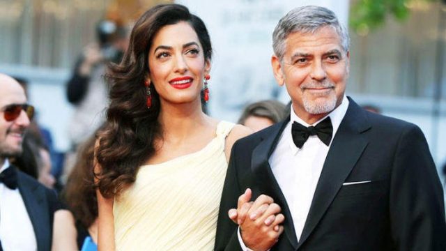 جورج كلوني وزوجته يحاربو التطرف بمليون دولار