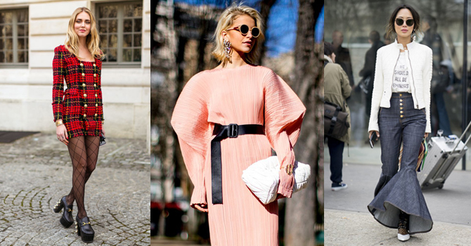 مدونات الموضة تنافس النجمات بأسبوع موضة الشارع الباريسي شتاء 2018