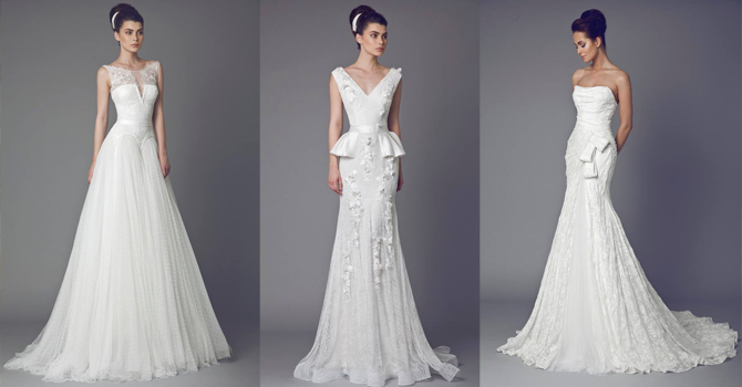 فساتين زفاف طوني ورد 2015