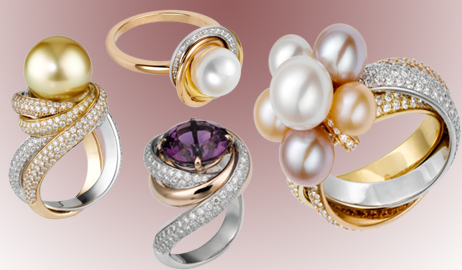 الألماس واللؤلؤ في كولكشن جديد من تصميم كارتييه