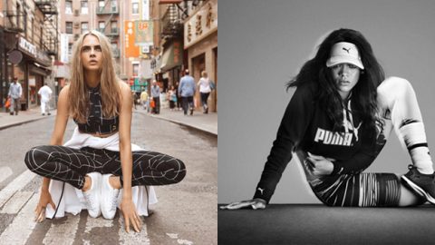 ريهانا تختار كارا ديليفين وجه إعلاني لمجموعتها من بوما