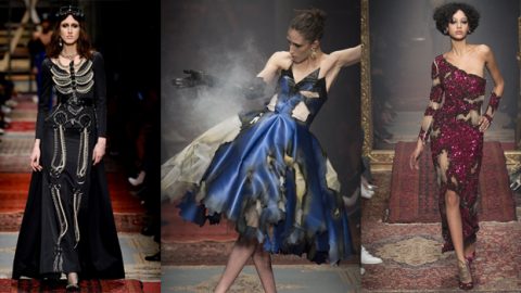 أزياء موسكينو شتاء 2017 المرحة تدمرها الحريق