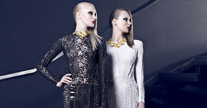 الفخامة عنوان نيقولا جبران شتاء 2015 للأزياء الراقية