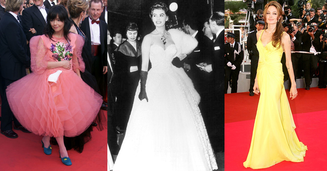 أبرز إطلالات نجمات العالم بمهرجان كان على مر السنين