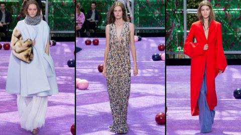 الراهبات يسيرون على ممشي ديور شتاء 2016 هوت كوتور