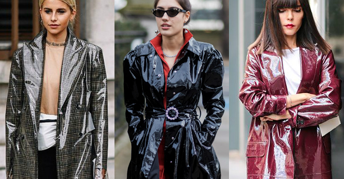 هكذا تنسقين صيحة أزياء البلاستيك بأناقة لشتاء 2018