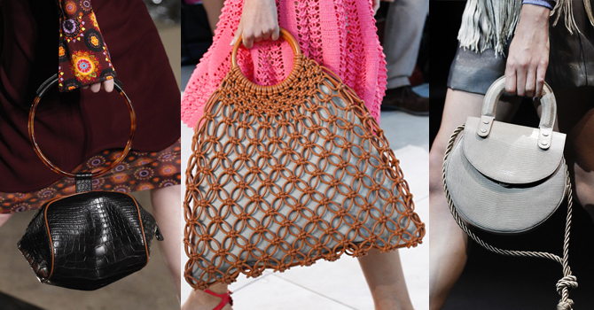 صرعة الحقيبة ذات الذراع الدائري لمظهر كلاسيكي في ربيع 2017