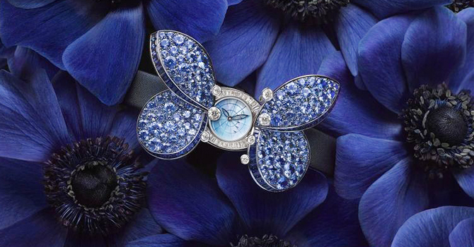 ساعات جراف الحالمة تمنحكِ لقب أميرة الفراشات