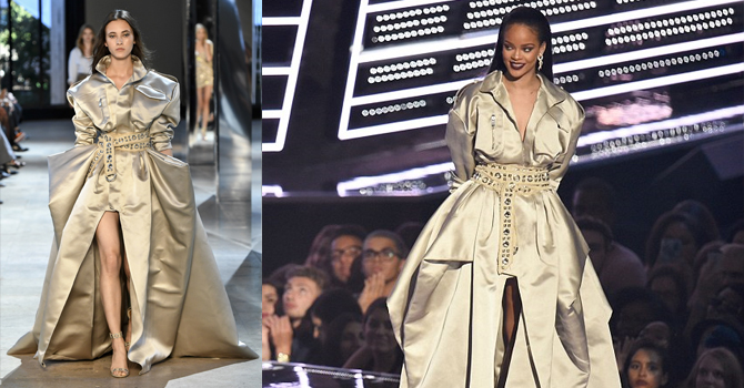 فستان ريهانا الراقي يعكس شخصيتها بحفل الـ MTV