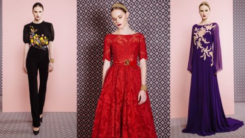 أزياء جورج حبيقة ربيع 2016 بخطوط إيطالية عريقة