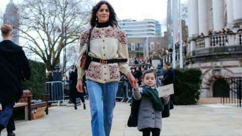 إطلالات مميزة تتصدر أسبوع لندن للشارع شتاء 2017