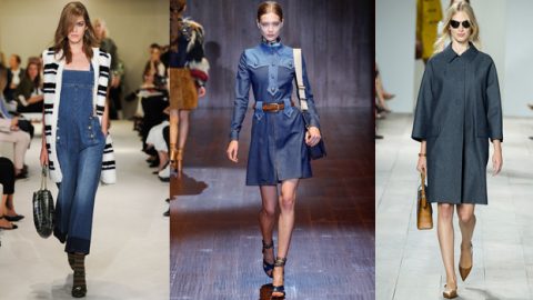 طرق أرتداء صيحة الجينز ربيع 2015 وفقًا لقوامك