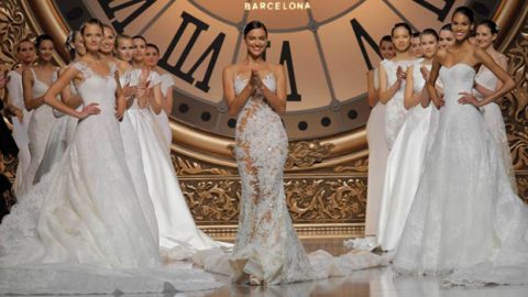 أسبوع برشلونة للعروس : فساتين برونوفياس ربيع 2016
