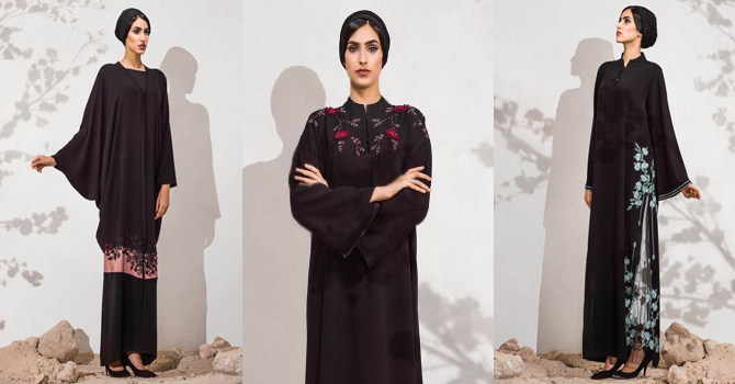 عبايات العيد من موزان تكلل طلتكِ بالزهور