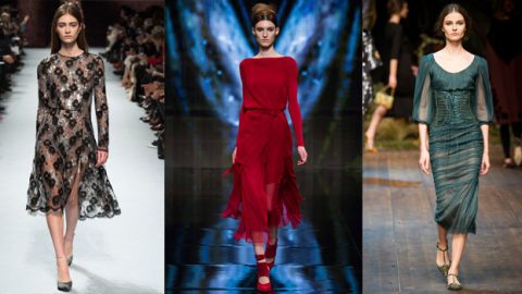 فساتين Midi خريف 2014 لإطلالة ملفتة للانتباه