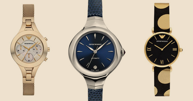 ساعات امبريو أرمانى 2015 للمعصم النحيف