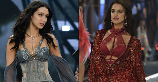 عرض Victoria’s Secret بين حمل إيرينا شايك وحزن بيلا حديد