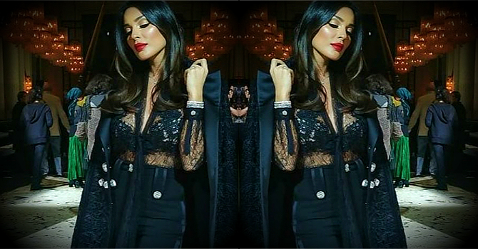 نادين نجيم تخطف الأنظار بأناقتها في أسبوع باريس للهوت كوتور صيف 2018