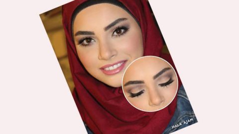 مكياج راقي لأجواء رمضان من هالة عجم