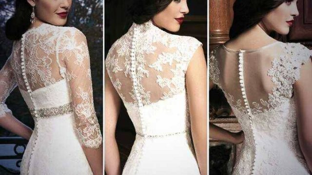 تطريزات مختلفه لفساتين الافراح