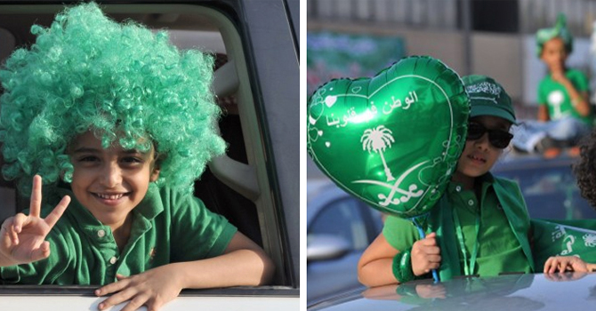 أجواء احتفالات السعودية باليوم الوطني ال84