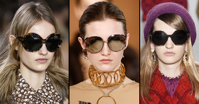 نظارات الشمس الضخمة الصيحة الأنسب لطلتكِ الخريفية