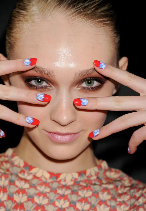 موضة nail art خريف 2016