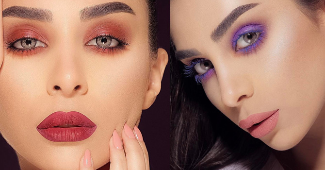 صيحة اللون الواحد لظلال الجفون من إبداع خبير التجميل سامر خزامي