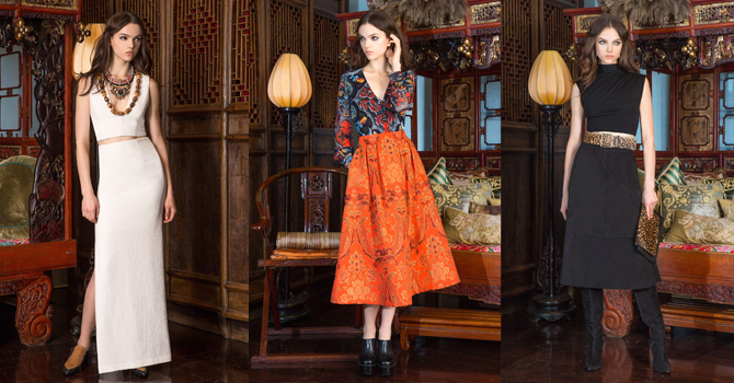 أليس + أوليفيا ما قبل خريف 2015 بمزيج كلاسيكي وعصري