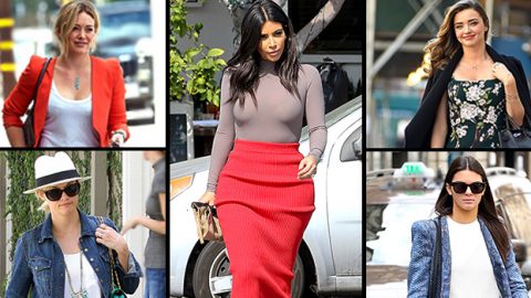 أفضل إطلالات النجمات 2014 على طريقة Street Style