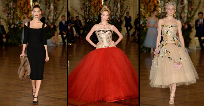 دولتشي آند غابانا ربيع 2015 هوت كوتور من وحي راقصة الباليه