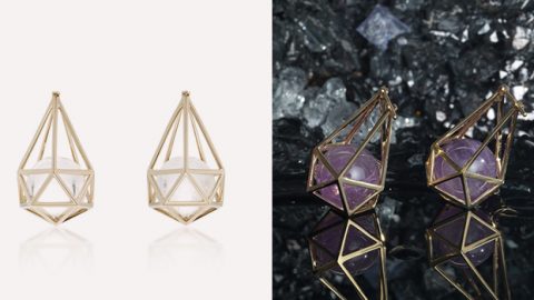 أقراط بلورية تجلب الحظ من نور فارس صيف 2016