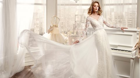 فساتين زفاف نيكولا سبوسا 2016 كلاسيكية أنيقة