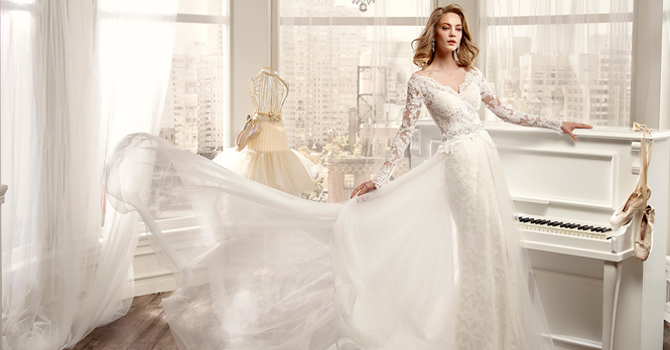 فساتين زفاف نيكولا سبوسا 2016 كلاسيكية أنيقة