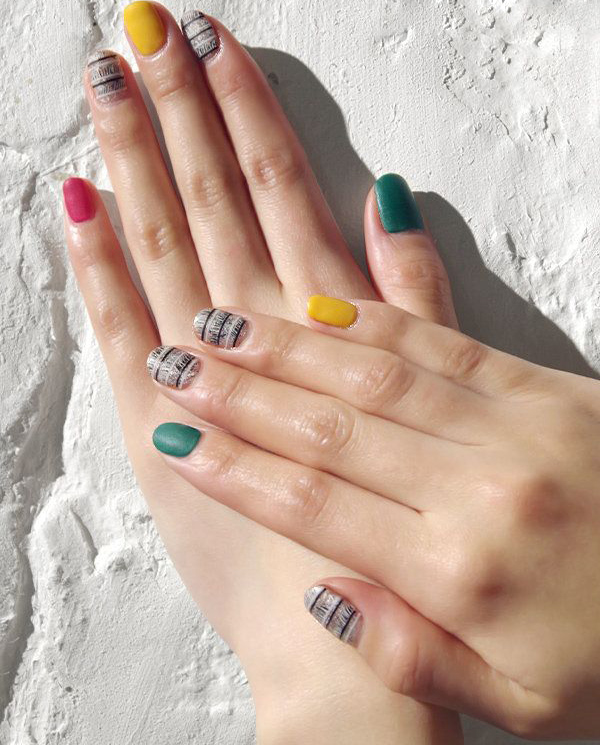 موضة nail art 2015