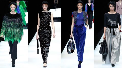 جورجيو أرماني يختتم أسبوع ميلانو للموضة شتاء 2018