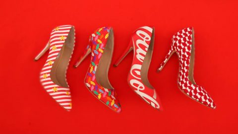 أحذية كوكاكولا تملئ الدنيا مرح بإبداع إيما بطرس