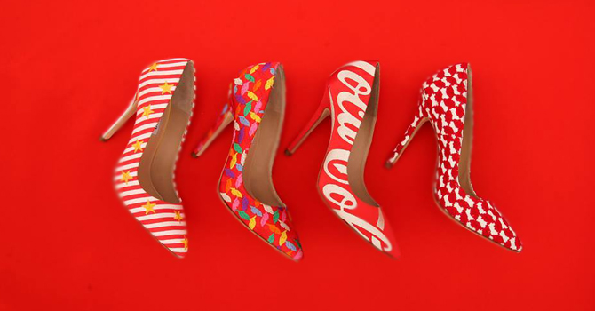 أحذية كوكاكولا تملئ الدنيا مرح بإبداع إيما بطرس